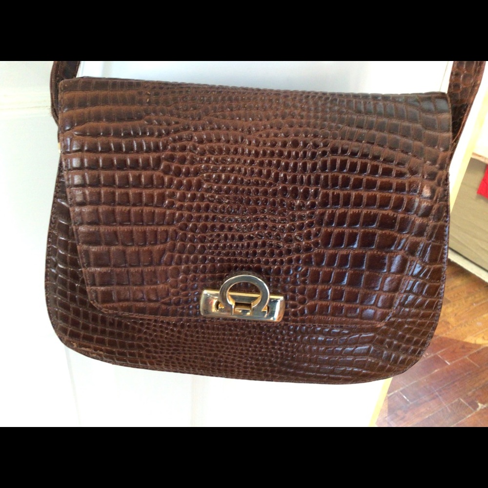 Charles Hubert Brown Crossbody pocket book bag